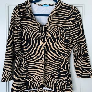 J. McLaughlin Printed Blouse